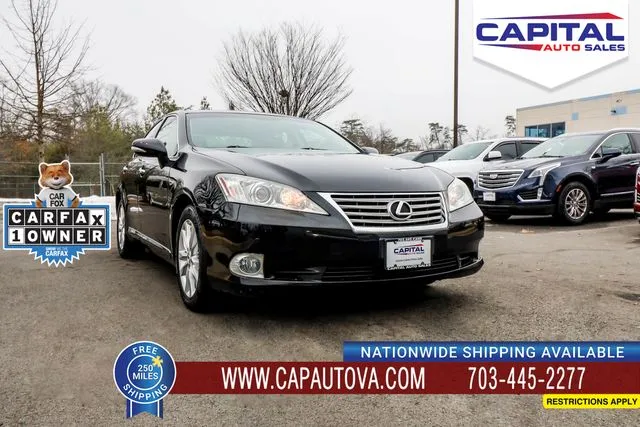 Black 2011 Lexus ES 350 for sale in Chantilly, VA