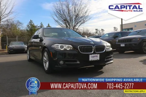 Black 2015 BMW 5 Series 528i xDrive for sale in Chantilly, VA