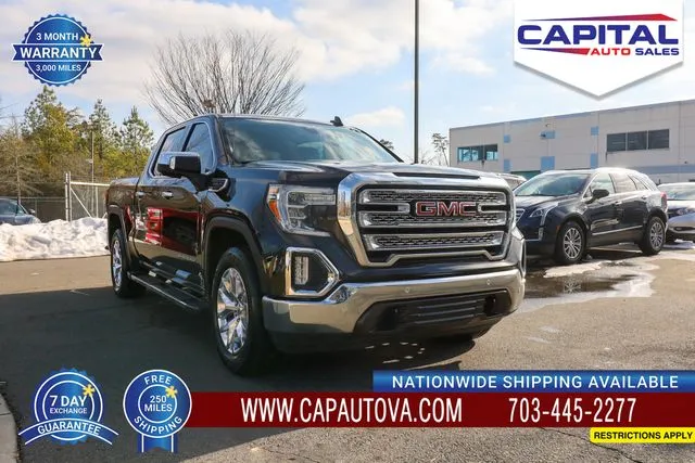 Black 2019 GMC Sierra 1500 SLT for sale in Chantilly, VA