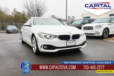 White 2015 BMW 4 Series 435i for sale in Chantilly, VA