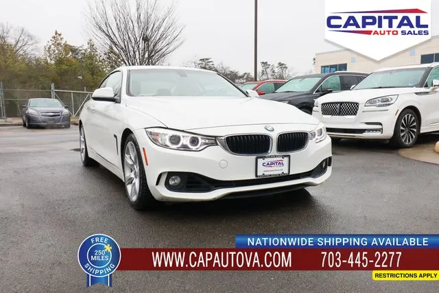 White 2015 BMW 4 Series 435i for sale in Chantilly, VA