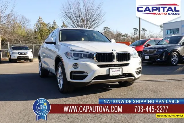 White 2016 BMW X6 xDrive35i for sale in Chantilly, VA