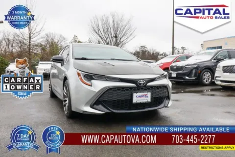 Silver 2020 Toyota Corolla Hatchback SE Nightshade Edition for sale in Chantilly, VA