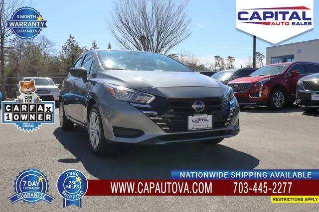Gray 2024 Nissan Versa 1.6 S for sale in Chantilly, VA