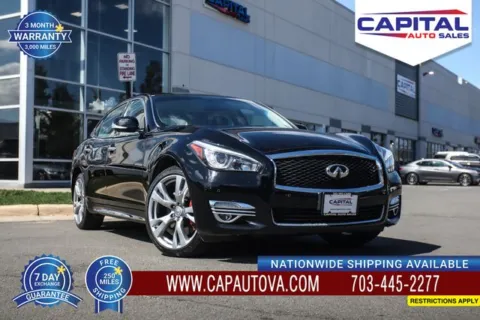 Black 2016 INFINITI Q70L 3.7X for sale in Chantilly, VA