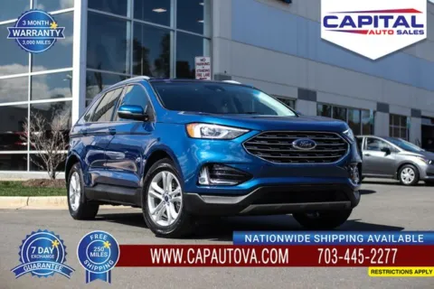 Blue 2020 Ford Edge SEL for sale in Chantilly, VA