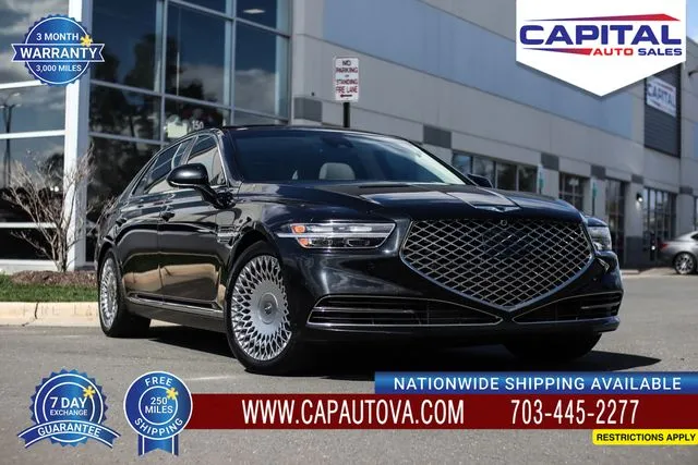 Black 2020 Genesis G90 3.3T Premium for sale in Chantilly, VA