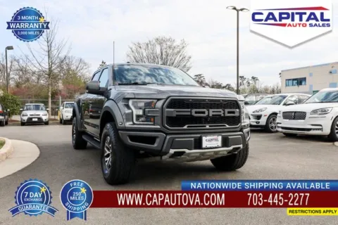 Gray 2017 Ford F-150 Raptor for sale in Chantilly, VA
