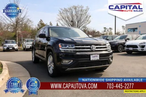 Black 2018 Volkswagen Atlas SEL Premium for sale in Chantilly, VA