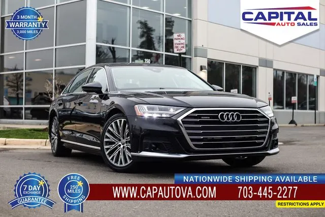 Black 2019 Audi A8 L 55 for sale in Chantilly, VA