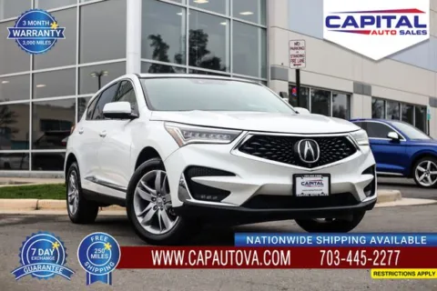 White 2021 Acura RDX Advance Package for sale in Chantilly, VA
