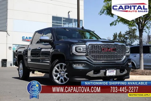 Gray 2018 GMC Sierra 1500 Denali for sale in Chantilly, VA