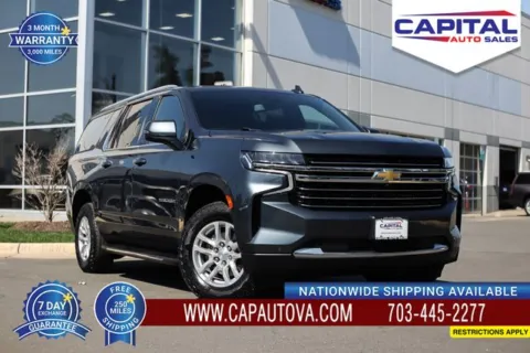 Gray 2021 Chevrolet Suburban LT for sale in Chantilly, VA