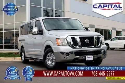 Silver 2016 Nissan NV Passenger SL for sale in Chantilly, VA