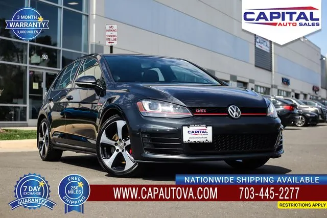 Gray 2016 Volkswagen Golf GTI SE for sale in Chantilly, VA