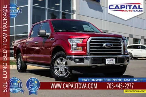 Red 2017 Ford F-150 XLT for sale in Chantilly, VA