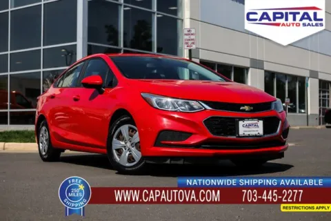 Red 2018 Chevrolet Cruze LS for sale in Chantilly, VA
