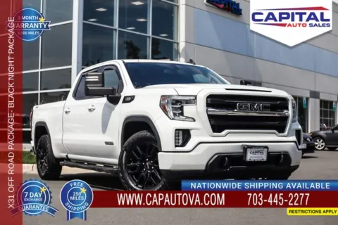 White 2020 GMC Sierra 1500 Elevation for sale in Chantilly, VA