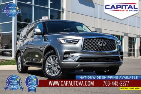 Gray 2018 INFINITI QX80 for sale in Chantilly, VA
