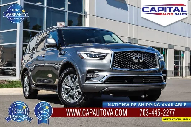 Gray 2018 INFINITI QX80 for sale in Chantilly, VA