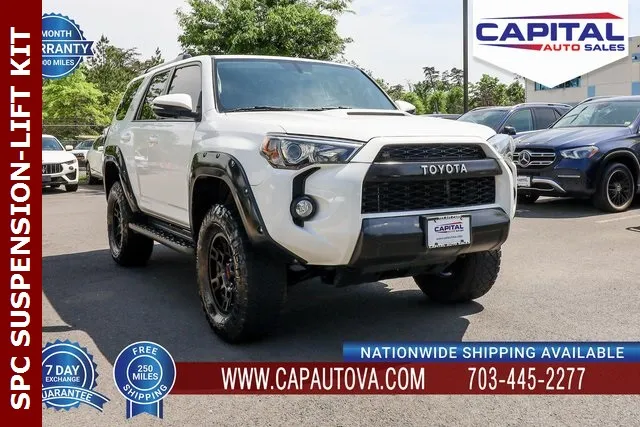 White 2018 Toyota 4Runner TRD Off-Road Premium for sale in Chantilly, VA