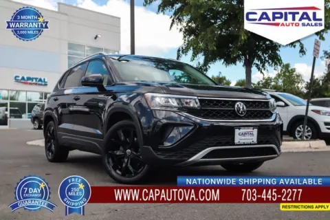 Black 2022 Volkswagen Taos 1.5T SE for sale in Chantilly, VA