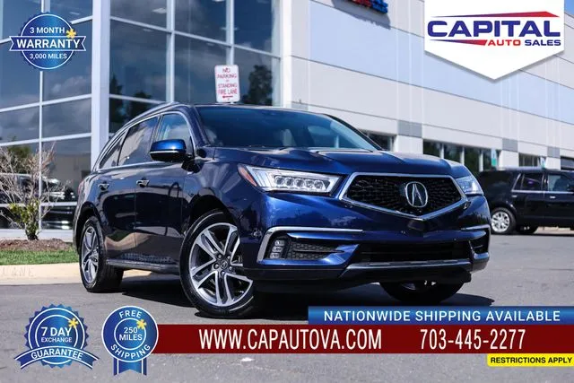 Blue 2018 Acura MDX Sport Hybrid 3.0L for sale in Chantilly, VA