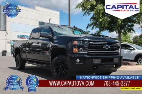 Black 2018 Chevrolet Silverado 2500HD LTZ for sale in Chantilly, VA