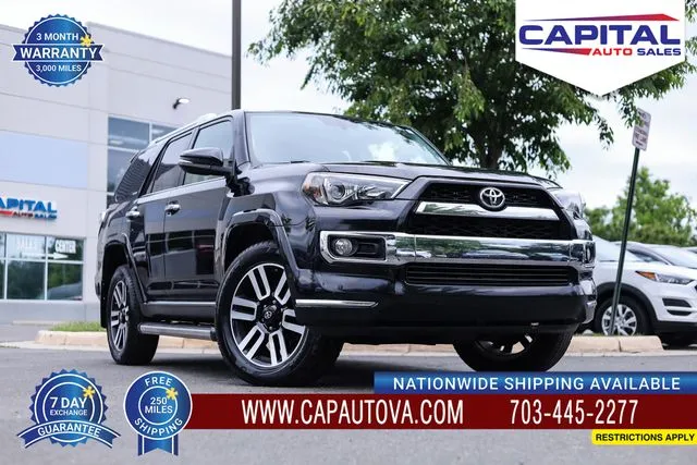 Black 2018 Toyota 4Runner Limited for sale in Chantilly, VA