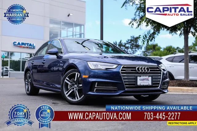 Black 2017 Audi A4 2.0T Premium Plus for sale in Chantilly, VA