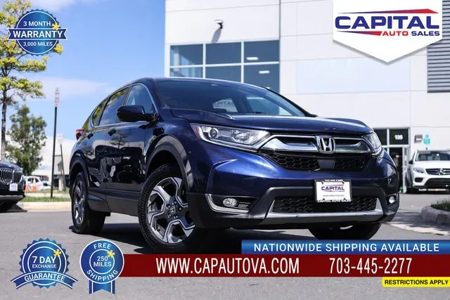 Black 2017 Honda CR-V EX-L for sale in Chantilly, VA