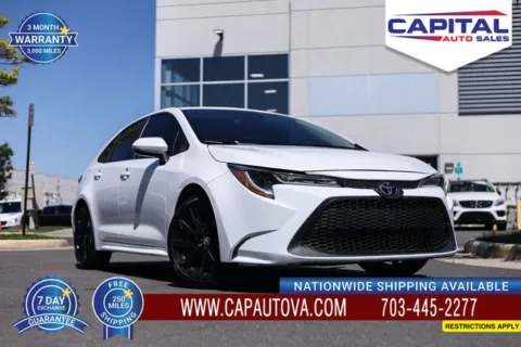 White 2020 Toyota Corolla LE for sale in Chantilly, VA