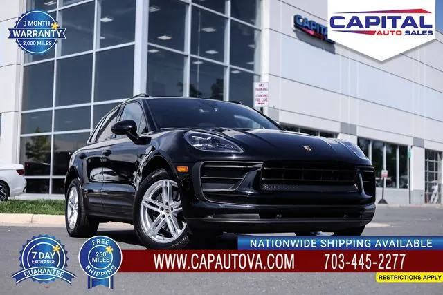 Black 2022 Porsche Macan for sale in Chantilly, VA