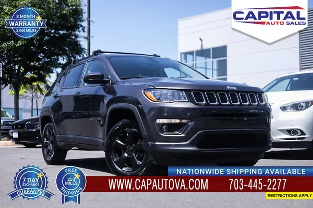 Gray 2018 Jeep Compass Latitude for sale in Chantilly, VA