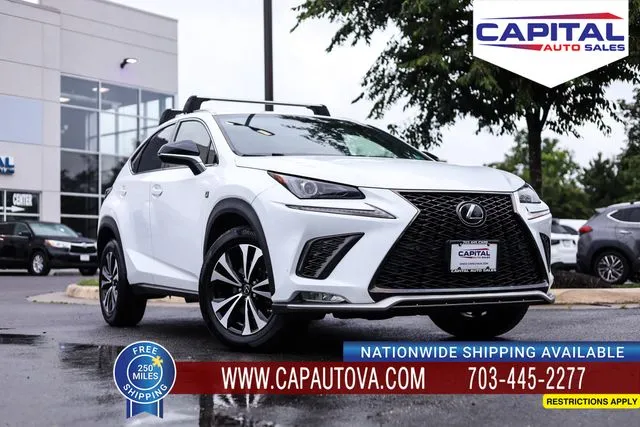 White 2019 Lexus NX 300 F Sport for sale in Chantilly, VA