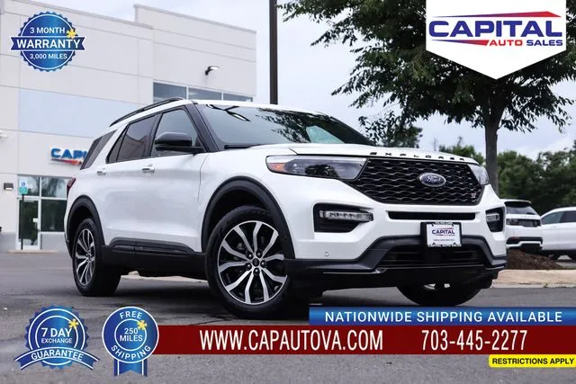 White 2020 Ford Explorer ST for sale in Chantilly, VA