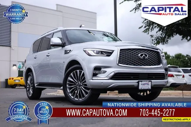Silver 2018 INFINITI QX80 for sale in Chantilly, VA