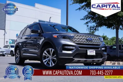 Gray 2020 Ford Explorer Platinum for sale in Chantilly, VA