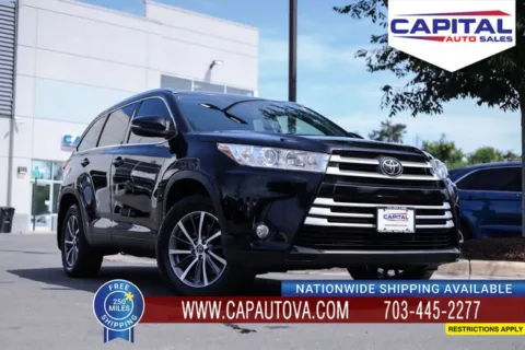 Black 2019 Toyota Highlander XLE for sale in Chantilly, VA