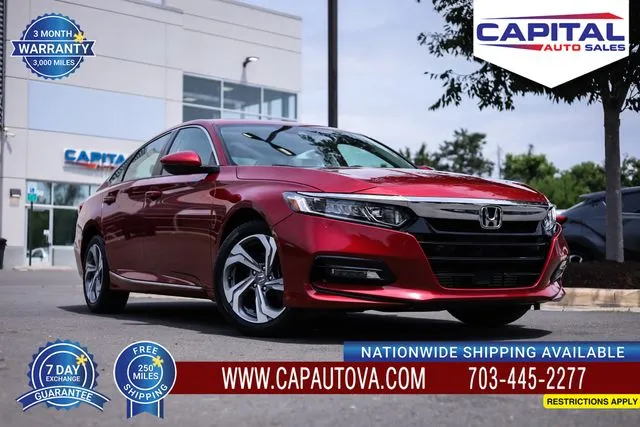 Red 2018 Honda Accord EX-L for sale in Chantilly, VA