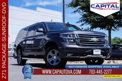 Gray 2015 Chevrolet Suburban LT for sale in Chantilly, VA