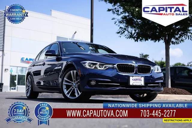 Blue 2017 BMW 3 Series 330i xDrive for sale in Chantilly, VA