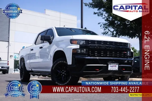 White 2022 Chevrolet Silverado 1500 LTD Custom Trail Boss for sale in Chantilly, VA