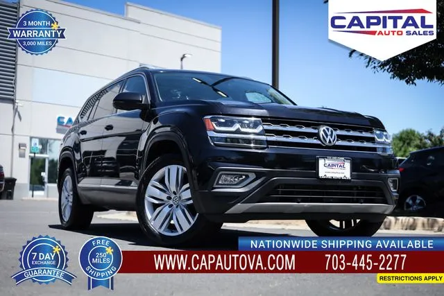 Black 2018 Volkswagen Atlas SEL Premium for sale in Chantilly, VA