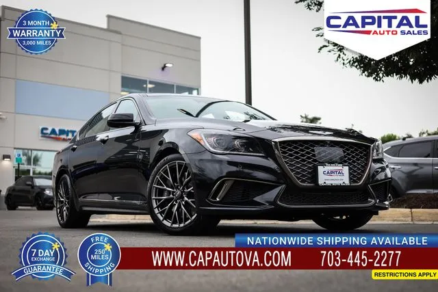 Black 2019 Genesis G80 3.3T Sport for sale in Chantilly, VA