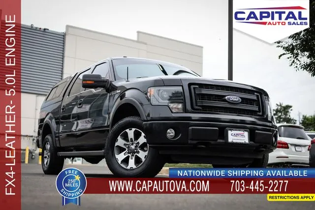 Black 2013 Ford F-150 FX4 for sale in Chantilly, VA