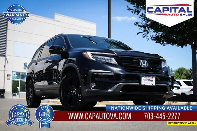 Black 2020 Honda Pilot Black Edition for sale in Chantilly, VA