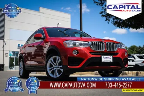 Red 2017 BMW X4 xDrive28i for sale in Chantilly, VA