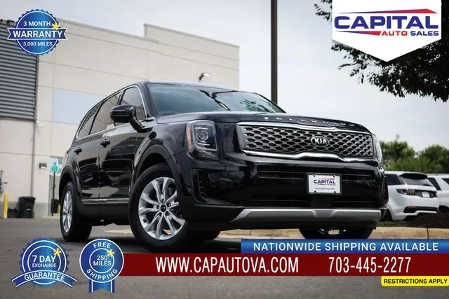 Black 2021 Kia Telluride LX for sale in Chantilly, VA