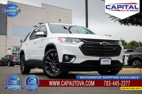 White 2020 Chevrolet Traverse RS for sale in Chantilly, VA